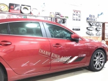 Dán phim cách nhiệt xe Mazda 6 film LLumar chính hãng THANHBINHAUTO